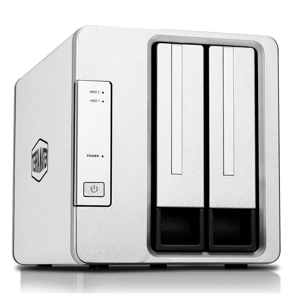 TerraMaster D2-310 matrici de Hard Disk-uri Spaţiul de lucru Argint
