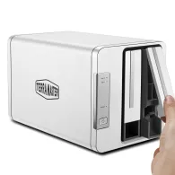 TerraMaster D2-310 matrici de Hard Disk-uri Spaţiul de lucru Argint