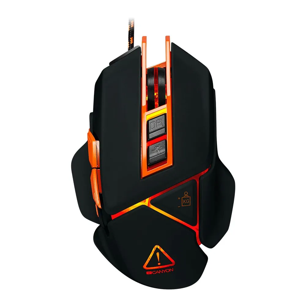 Canyon hazard gm-6 optical gaming mouse adjustable dpi setting 800/1600/2400/3200/4800/6400 Canyon - 1