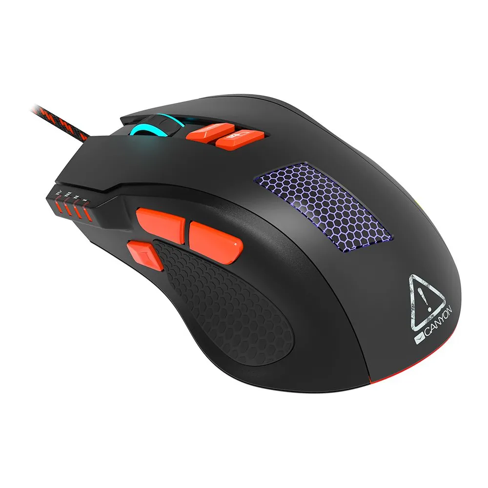Wired gaming mouse with 8 programmable buttons sunplus optical 6651 Canyon - 1