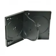 Carcasa 4 dvd standard negru