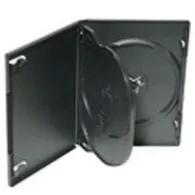 Carcasa 3 dvd standard negru
