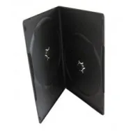 Carcasa 2 dvd slim negru 7mm