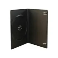 Carcasa 1 dvd slim negru  7mm