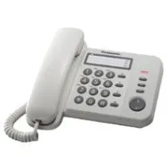 Telefon analogic panasonic kx-ts520fxw alb