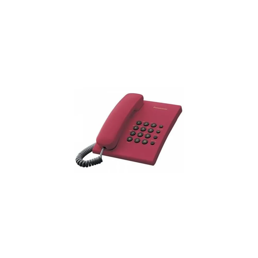 Telefon analogic panasonic kx-ts500fxr rosu