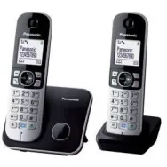Telefon dect twin panasonic kx-tg6812fxb negru