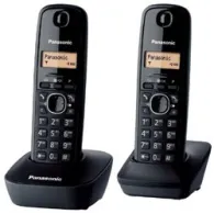Telefon dect twin panasonic kx-tg1612fxh negru