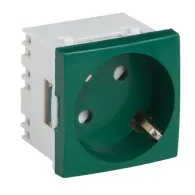 Priza modulara schuko cu impamantare verde - dlx d