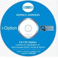 Minolta lk-110 v2 i-option license kit a0pd02u