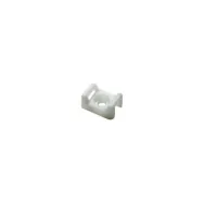 Suport plastic prindere coliere alb 15x10x7 mm 100