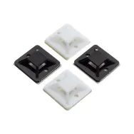 Suport plastic prindere coliere negru 19x19 mm aut