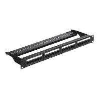 Patch panel 1u utp cat5e 24 porturi rj45 - asytech