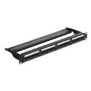 Patch panel 1u utp cat5e 24 porturi rj45 - asytech