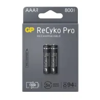 Acumulatori GP Batteries, ReCyko Pro, 850mAh, AAA, 1.2V, 2 buc.