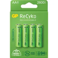 Acumulatori GP Batteries, ReCyko, 2600mAh, AA, 1.2V, 4 buc.