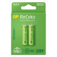Acumulatori GP Batteries, ReCyko 2600mAh, AA, 1.2V, 2 buc.
