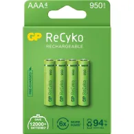 Acumulatori GP Batteries, ReCyko 1000mAh, AAA, 1.2V, 4 buc.