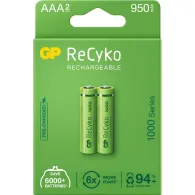 Acumulatori GP Batteries, ReCyko, 1000mAh, AAA, 1.2V, 2 buc.