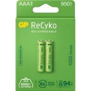 Acumulatori GP Batteries, ReCyko, 1000mAh, AAA, 1.2V, 2 buc.