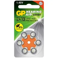 Baterie GP Batteries, aparat auditiv (ZA13) 1.45V, 6 buc.