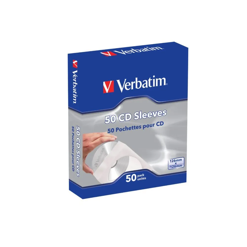 Cd-dvd paper sleeves 50 pack 49992