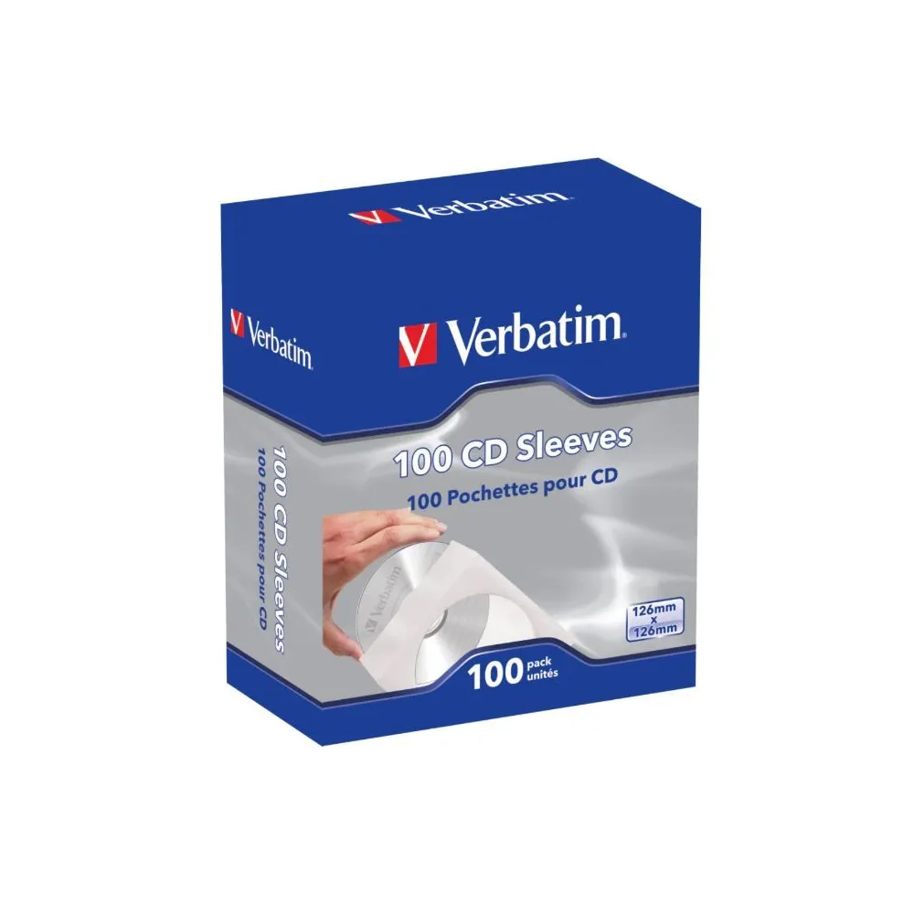 Cd paper sleeves 100 pack 49976