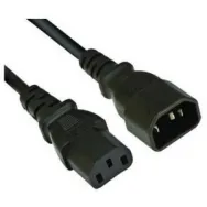 Cablu adaptor Bachmann IEC C13 - IEC C14, 1.5m, negru