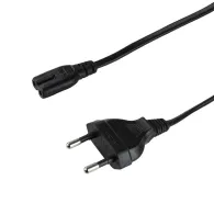Cablu alimentare Logilink CP092, Euro Plug - C7, 1.8m, Black