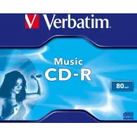 CD-R Verbatim, 16x, 80min, 10buc, Jewel case