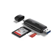 Card reader extern ugreen cm304 interfata usb 3.0 si usb type-c citeste/scrie: sd microsd viteza pana la 5gbps  suporta cardu