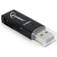 Card reader extern gembird interfata usb 3.0 citeste/scrie: sd micro sd plastic black uhb-cr3-01 (include tv 0.03 lei)