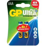 Baterii GP Batteries, Ultra+ Alcalina AAA (LR03), 1.5V, 2 buc.
