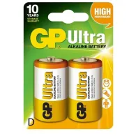 Baterii GP Batteries, Ultra Alcalina D (LR20), 1.5V, 2 buc.