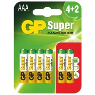 Baterii GP Batteries, AAA (LR03), 1.5V, 6 buc.