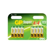 Baterii GP Batteries, AA (LR6), 1.5V, 8 buc.