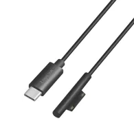 Cablu alimentare logilink pt. microsoft surface usb type-c (t) la surface conector 1.8m black pa0224 (include tv 0.8lei)