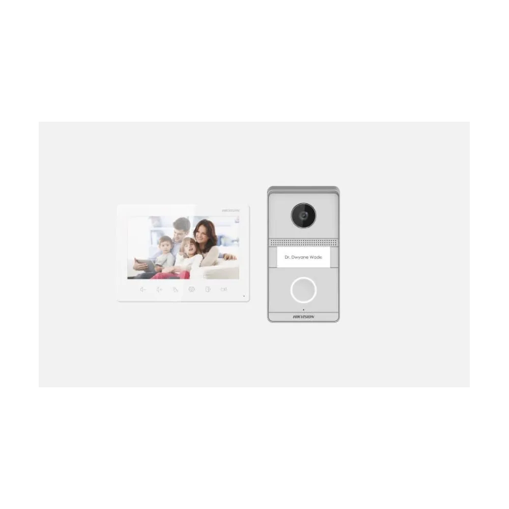 Kit videointerfon analog 2 fire 1 apel ds-kis101-p/s