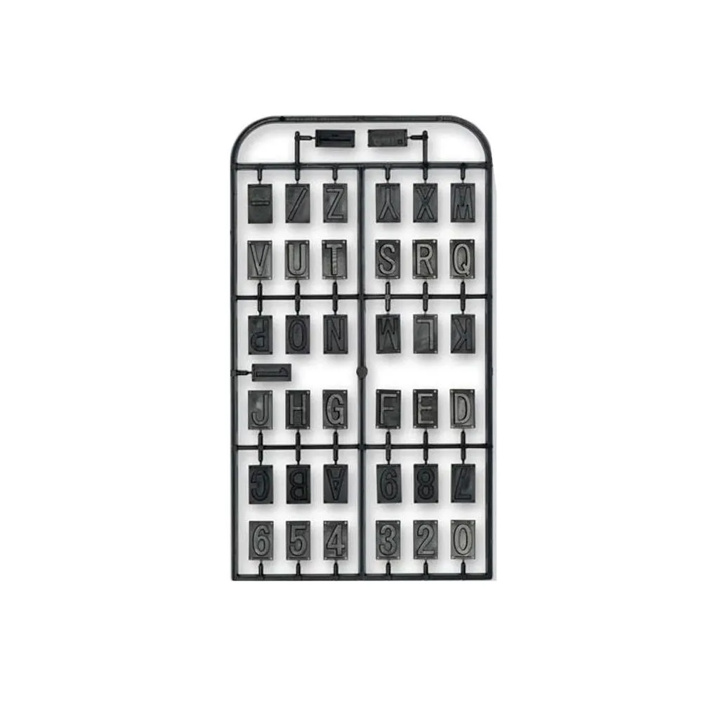 Set litere pentru aparatul de gravat ge20 proxxon