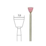 Set biax-uri conice din corindon 7.00mm proxxon 28