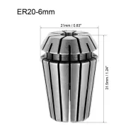 Bucsa elastica er20 prindere 6.0 mm