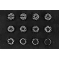 Set de 12 bucsi elastice er16