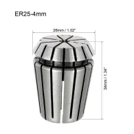 Bucsa elastica er25 prindere 4.0 mm