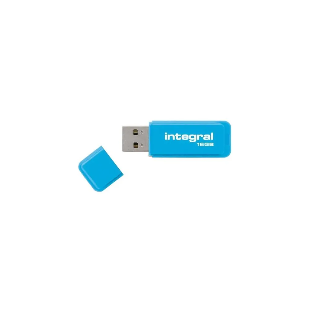 Stick memorie Integral Pendrive, 16GB, USB 3.0, Neon Blue Integral memory plc - 1