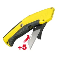 Stanley 0-10-237 cu lama trapezoidala retractabila