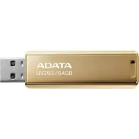 Stick memorie ADATA UV260 64GB, USB 2.0, Gold  - 1