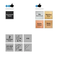 Freza cu 2 caneluri datron 0068815a 1.5x6x3.0mm