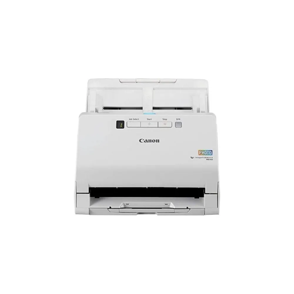 Scanner Canon imageFORMULA RS40, A4, 40ppm monocrom, 30ppm color, 600x600dpi, alb