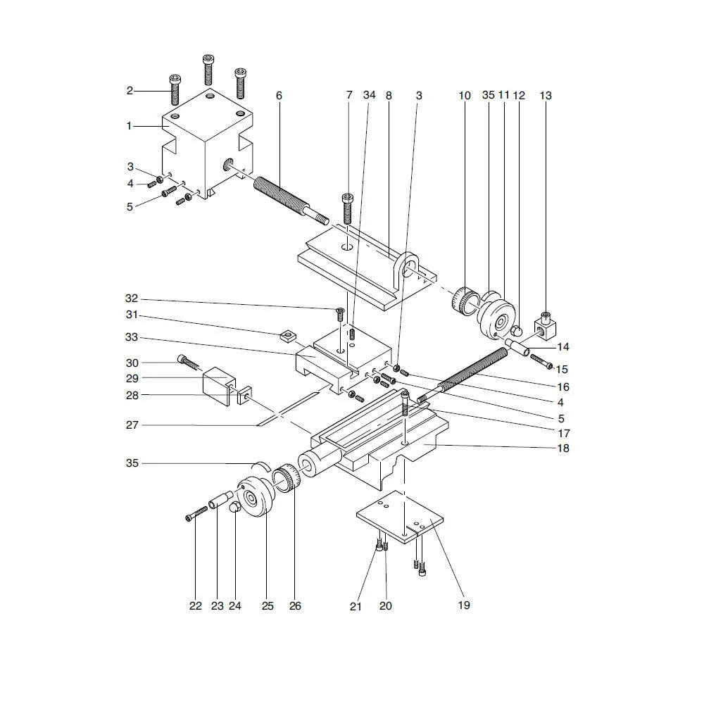 Proxxon 24004.03.13-piesa de schimb piulita
