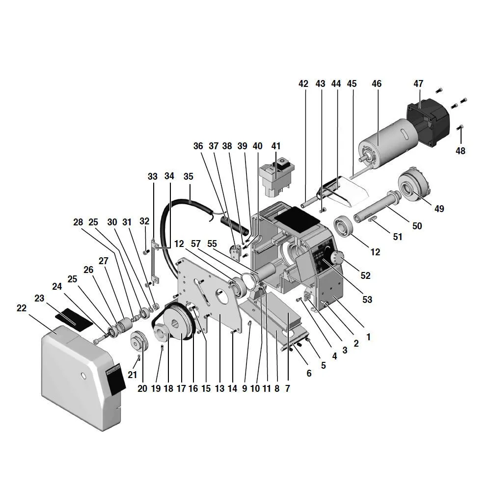 Proxxon 24150.01.16-piesa de schimb curea